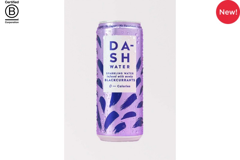 Dash Sparkling Water Blackcurrant 12x330ml (TBD)